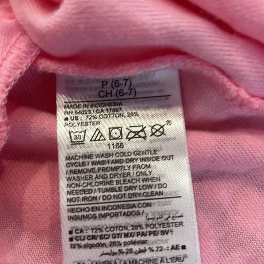 Girls Old Navy Sleeveless Terry Side-Cutout Floral Pink Dress - Size S (6/7)